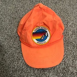Aviator Nation Orange trucker hat
